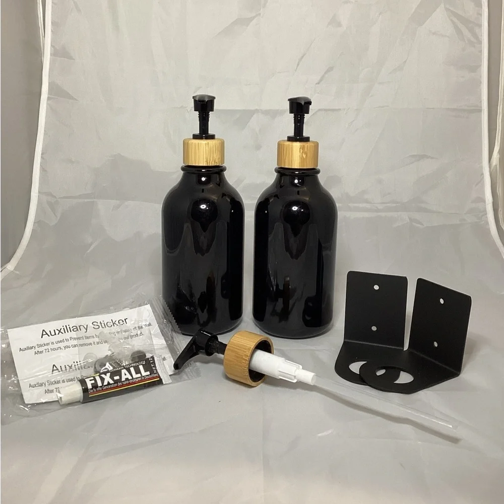 2 Mountable Soap Dispensers Kit